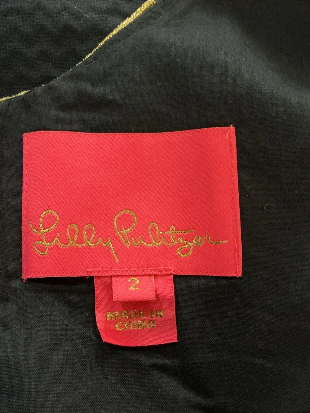 Lilly Pulitzer Navy Sleeveless V-Neck Mini Dress with Ivory Embellished Trim